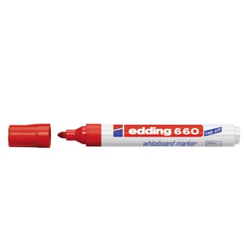 Marcador edding 660 Vermelho